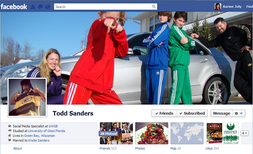 Facebook Timeline Todd Sanders