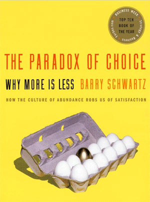 The Paradox of Choice by Barry Schwartz