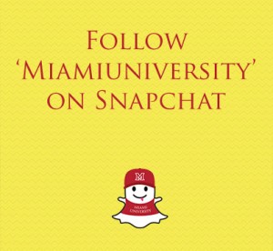 Miami University OH on SnapChat