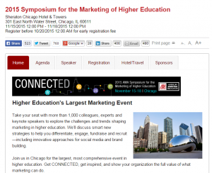 2015 Symposium for the Marketing of Higher Education