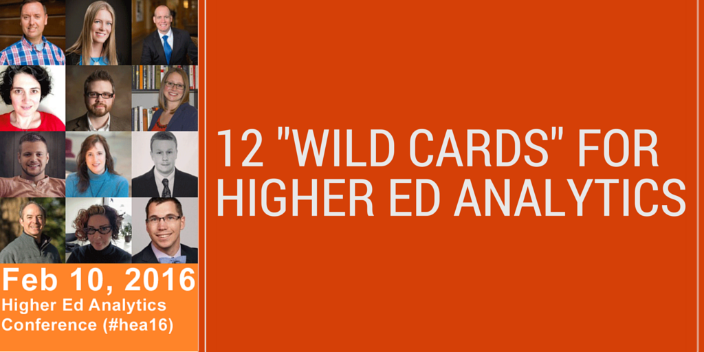 12 Wild Cards for Higher Ed Analytics