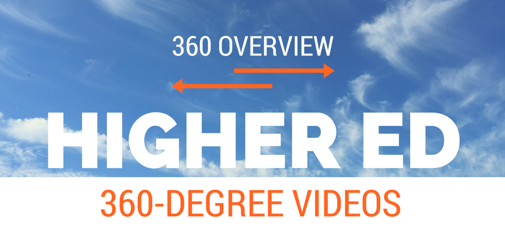 360 Overview of Higher Ed 360 Videos